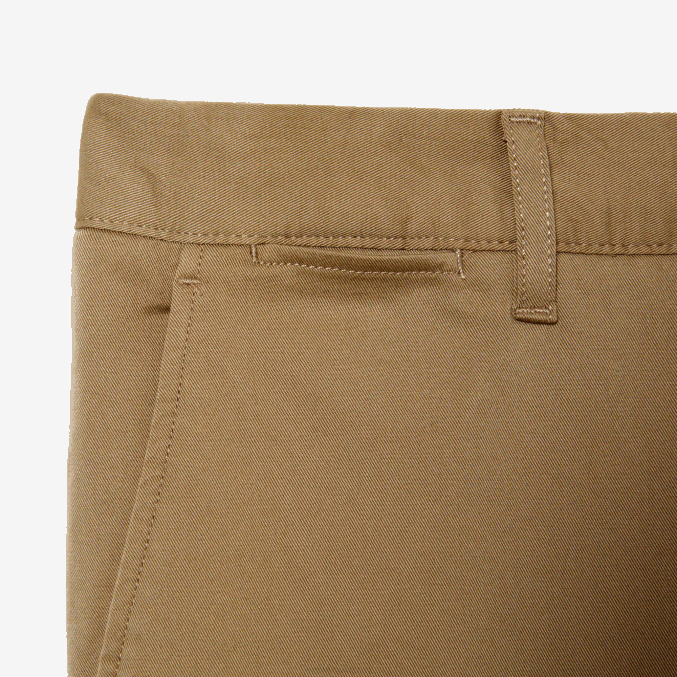 beige cb8 VVL0A476 hombres Lacoste Nuevos pantalones clásicos de algodón elástico slim fit