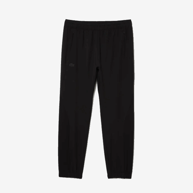 negro c31 VVL0A1091 hombres Lacoste pantalones deportivos con cremallera en la parte inferior