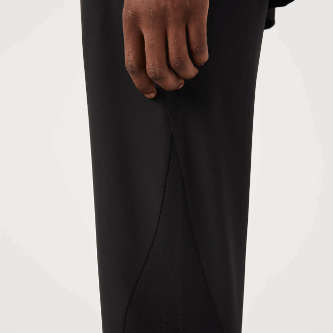 negro c31 VVL0A1091 hombres Lacoste pantalones deportivos con cremallera en la parte inferior