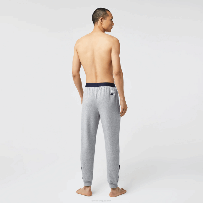 gris chino blanco azul marino tya VVL0A1567 hombres Lacoste pantalones de pijama oversize con logo
