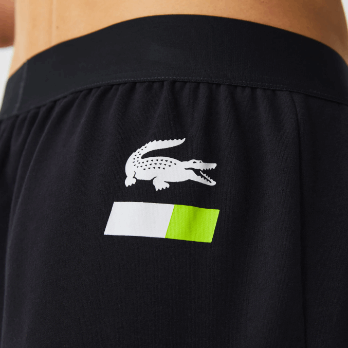 gris oscuro blanco amarillo p44 VVL0A1566 hombres Lacoste pantalones de pijama oversize con logo