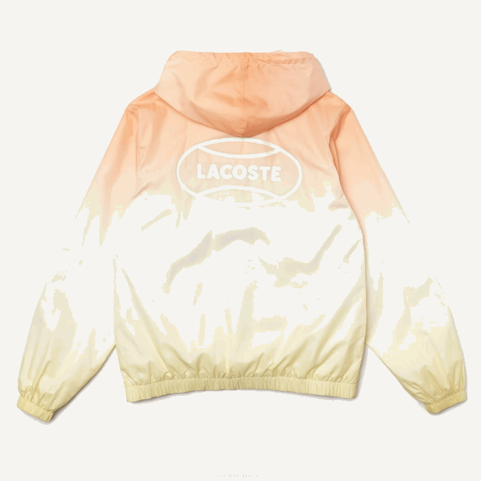 naranja blanco amarillo z81 VVL0A1281 hombres Lacoste cortavientos tipo jersey con luz en vivo