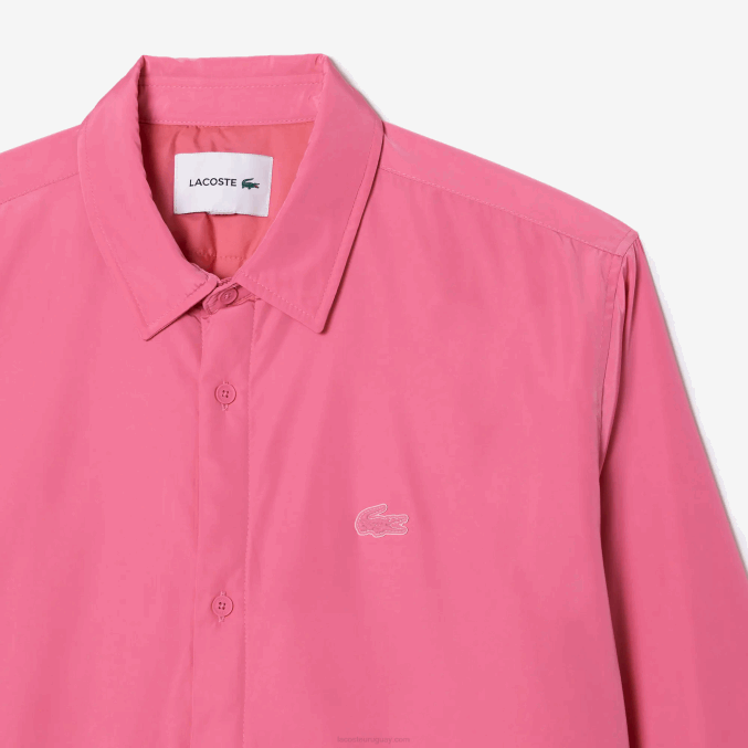 rosa 2r3 VVL0A498 hombres Lacoste sobrecamisa repelente al agua