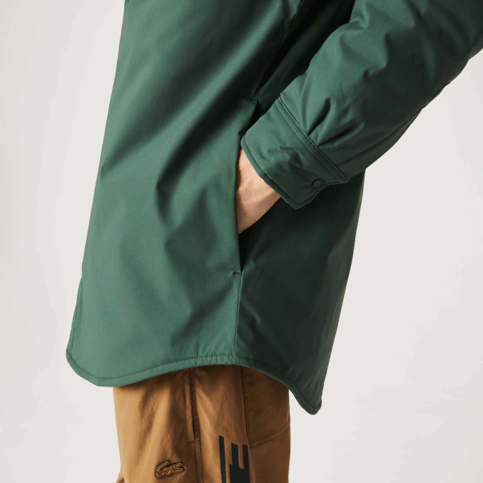 verde 5hx VVL0A1570 hombres Lacoste sobrecamisa resistente al agua