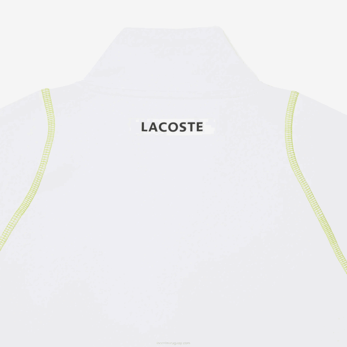 blanco amarillo wui VVL0A311 hombres Lacoste tenis x daniil medvedev sudadera con cremallera