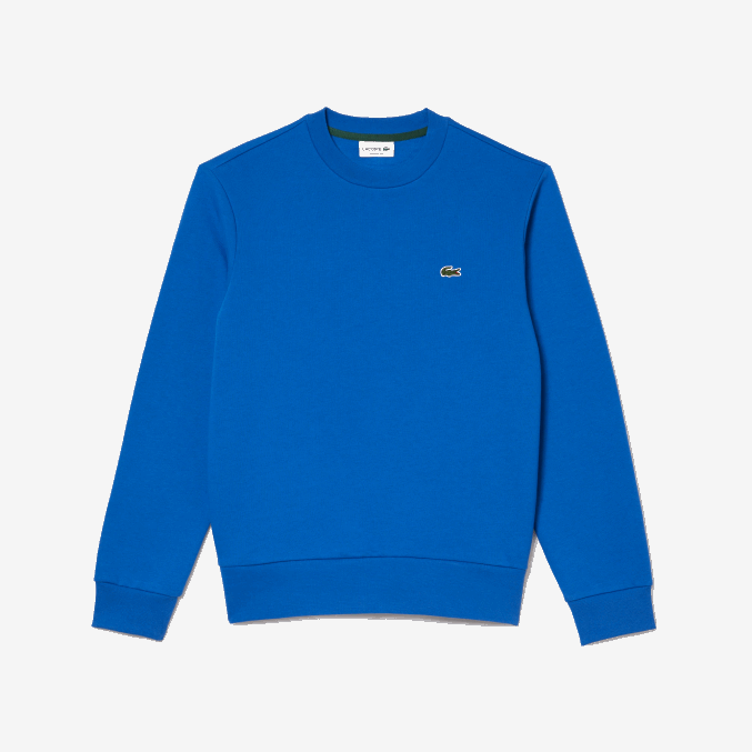 kxb azul VVL0A286 hombres Lacoste sudadera de algodón orgánico peinado