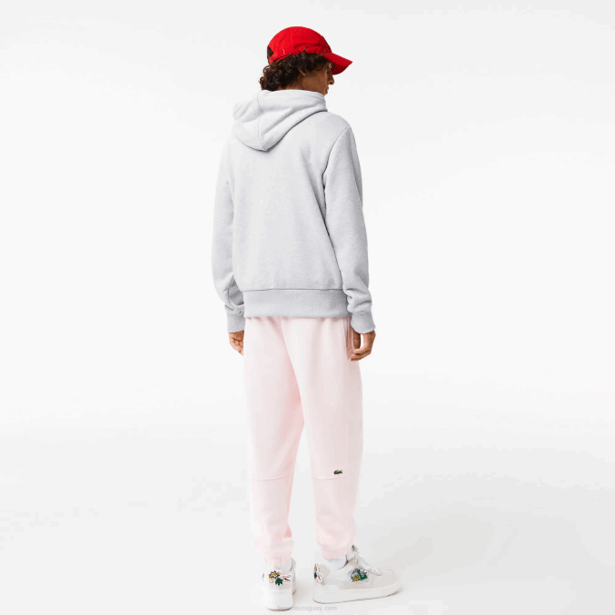 lomo gris cca VVL0A1133 hombres Lacoste sudadera con capucha y estampado de cómic