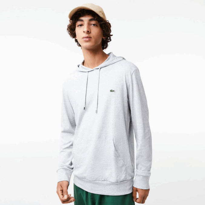 lomo gris cca VVL0A713 hombres Lacoste sudadera con capucha