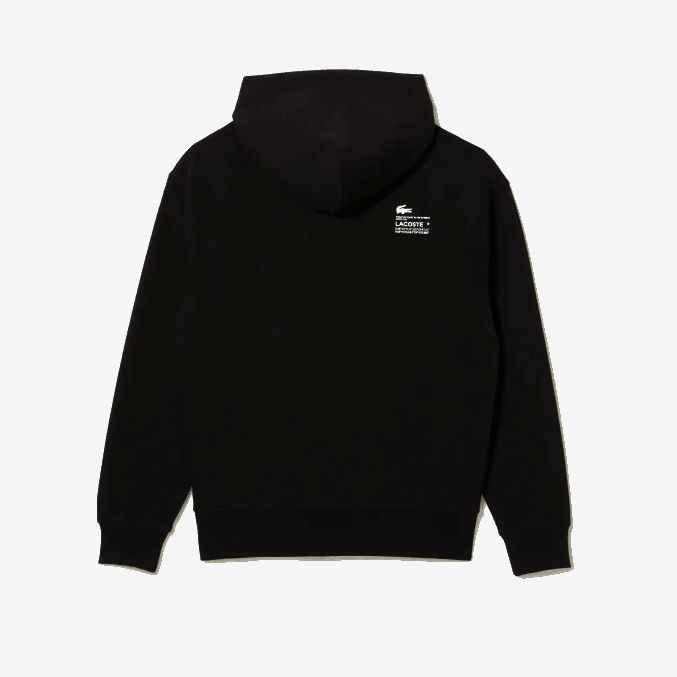 negro 031 VVL0A1053 hombres Lacoste sudadera holgada con capucha