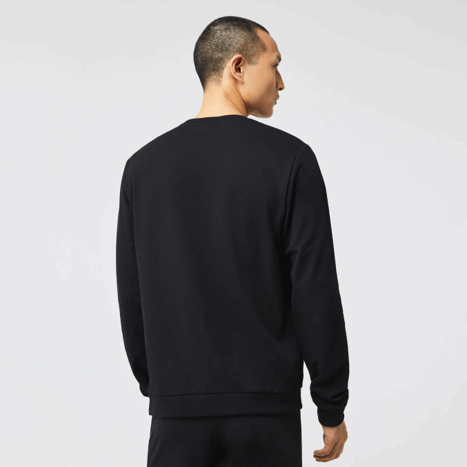 negro c31 VVL0A1387 hombres Lacoste sudadera de felpa de algodón