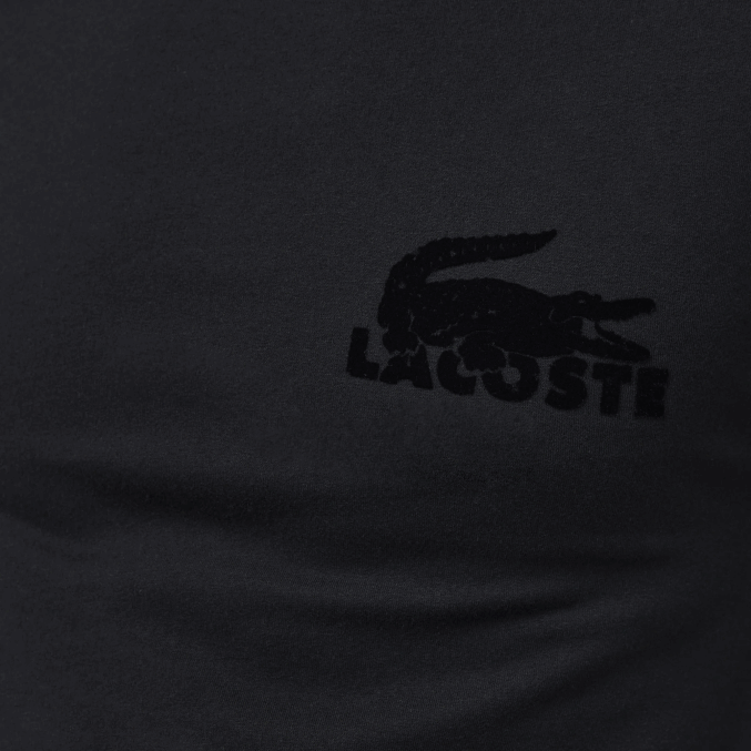negro c31 VVL0A1387 hombres Lacoste sudadera de felpa de algodón
