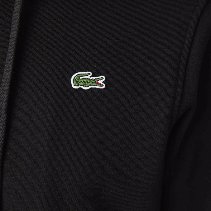 negro c31 VVL0A947 hombres Lacoste sudadera con capucha deportiva ligera de dos materiales