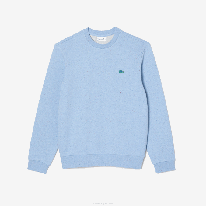 turquesa 733 VVL0A966 hombres Lacoste sudadera de corte clásico con estampado moteado