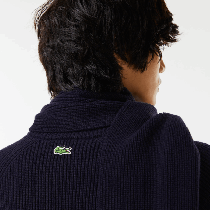 azul marino 166 VVL0A1380 hombres Lacoste suéter de cocodrilo