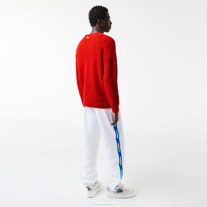 rojo 240 VVL0A1382 hombres Lacoste suéter de cocodrilo