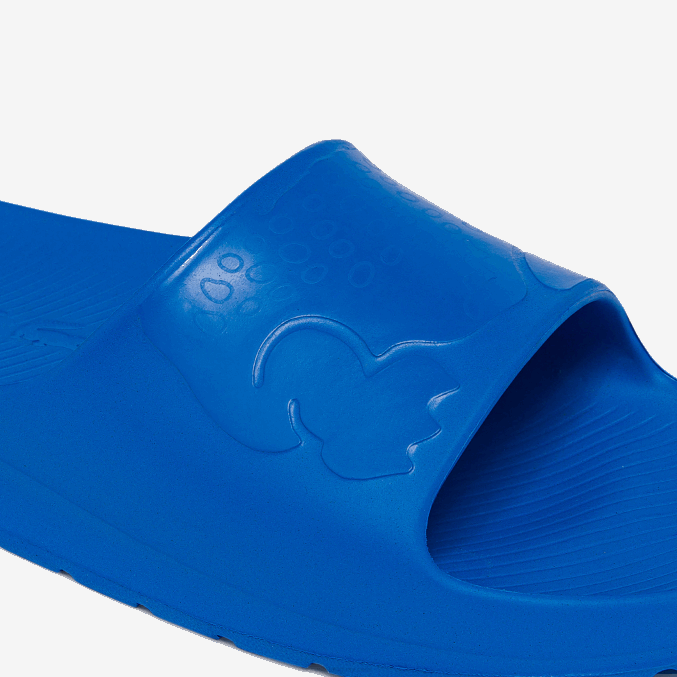 azul 11c VVL0A1812 hombres Lacoste chanclas sintéticas croco 2.0 con logo