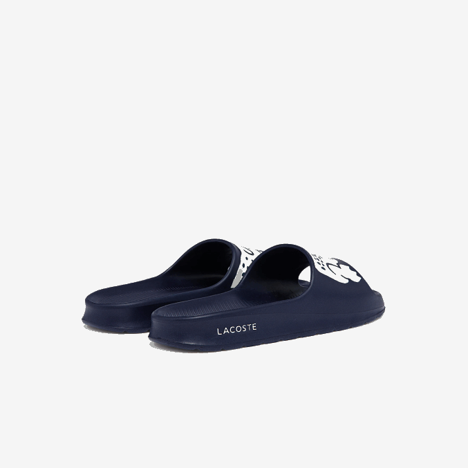 azul marino y blanco 092 VVL0A1755 hombres Lacoste chanclas sintéticas croco 2.0