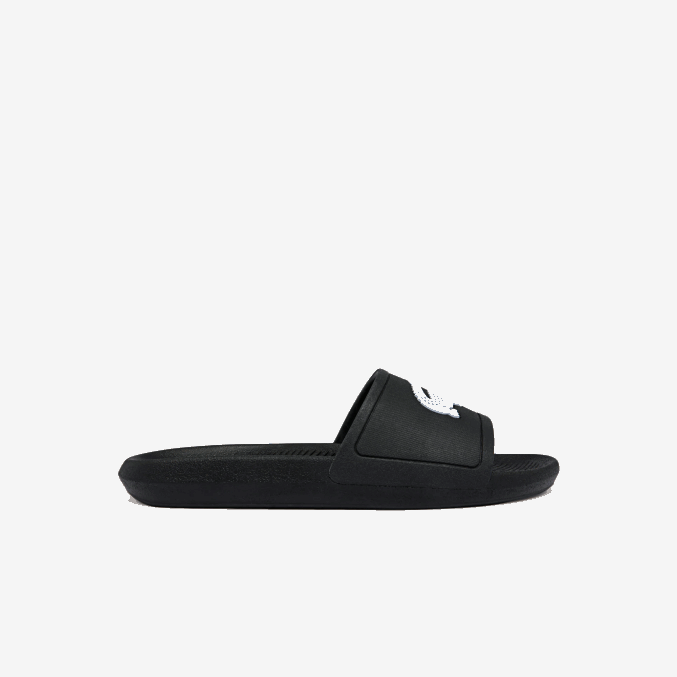 blanco y negro 312 VVL0A1821 hombres Lacoste chanclas sintéticas repelentes al agua croco