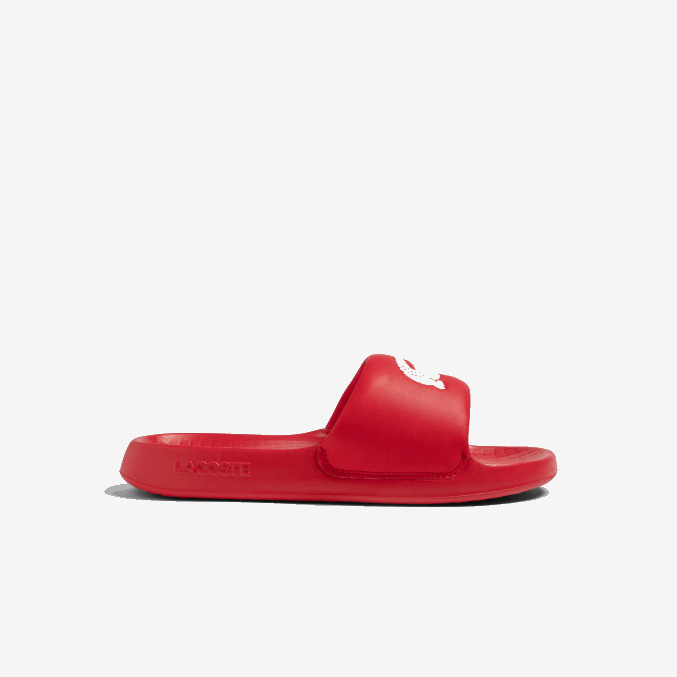 rojo blanco 17k VVL0A1729 hombres Lacoste chanclas sintéticas croco 1.0