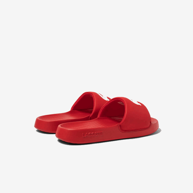 rojo blanco 17k VVL0A1729 hombres Lacoste chanclas sintéticas croco 1.0
