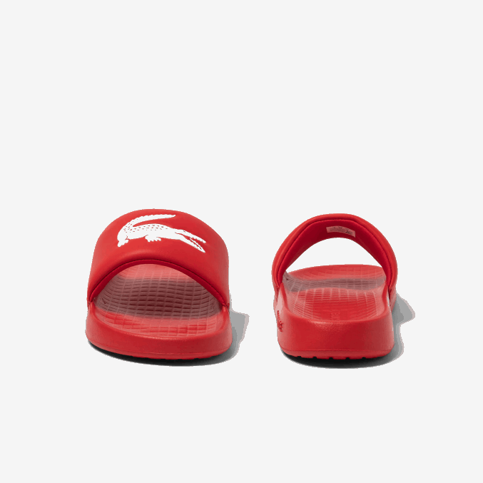 rojo blanco 17k VVL0A1729 hombres Lacoste chanclas sintéticas croco 1.0