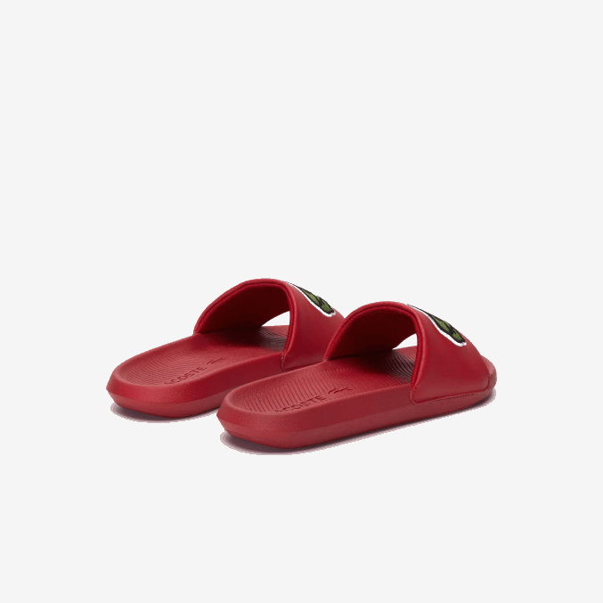 rojo verde t2q VVL0A1810 hombres Lacoste chanclas sintéticas de cocodrilo