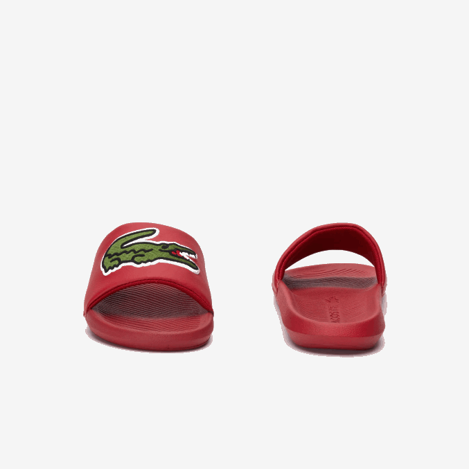 rojo verde t2q VVL0A1810 hombres Lacoste chanclas sintéticas de cocodrilo
