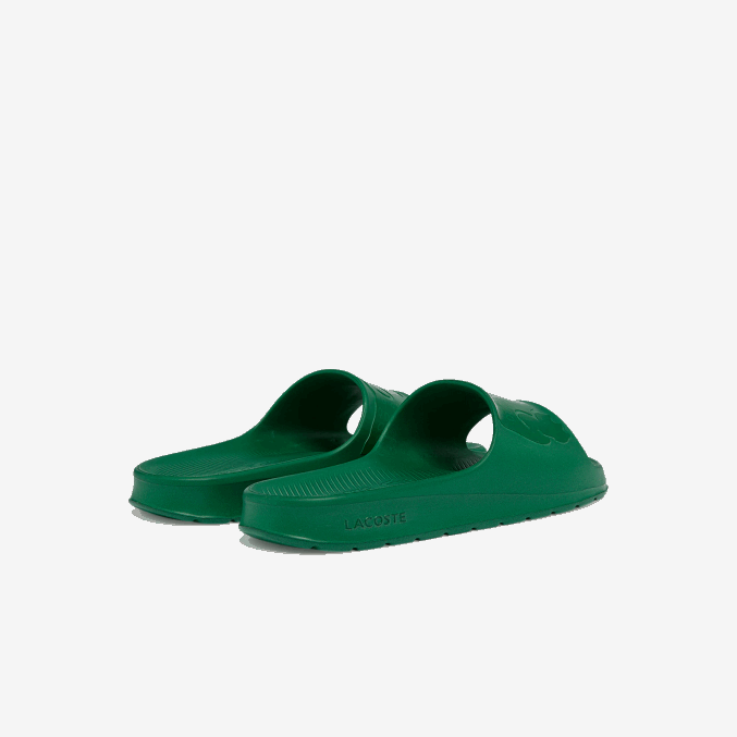 verde gg2 VVL0A1814 hombres Lacoste chanclas sintéticas croco 2.0 con logo