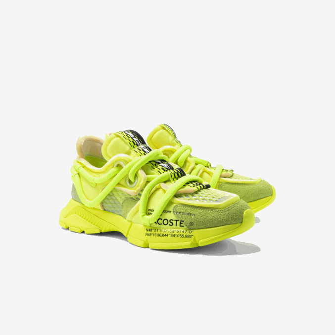 amarillo amarillo 2t7 VVL0A1733 hombres Lacoste zapatillas deportivas l003 active runway textil