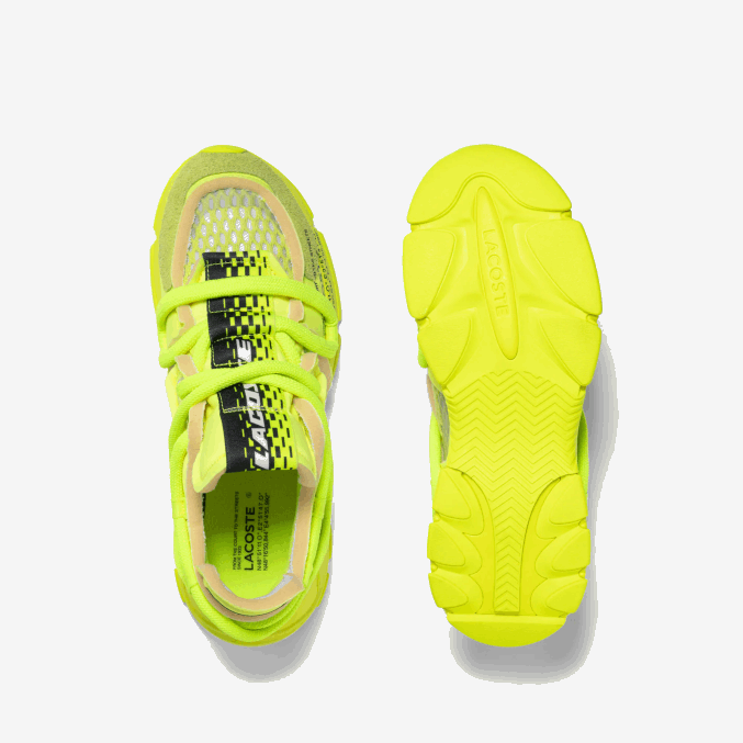amarillo amarillo 2t7 VVL0A1733 hombres Lacoste zapatillas deportivas l003 active runway textil