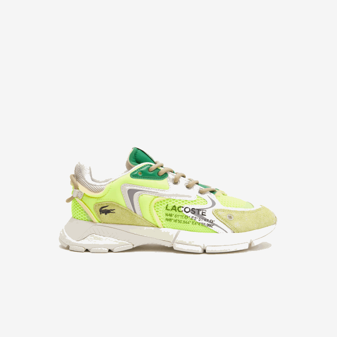 amarillo y blanco hueso y21 VVL0A1696 hombres Lacoste tenis l003 neo textil
