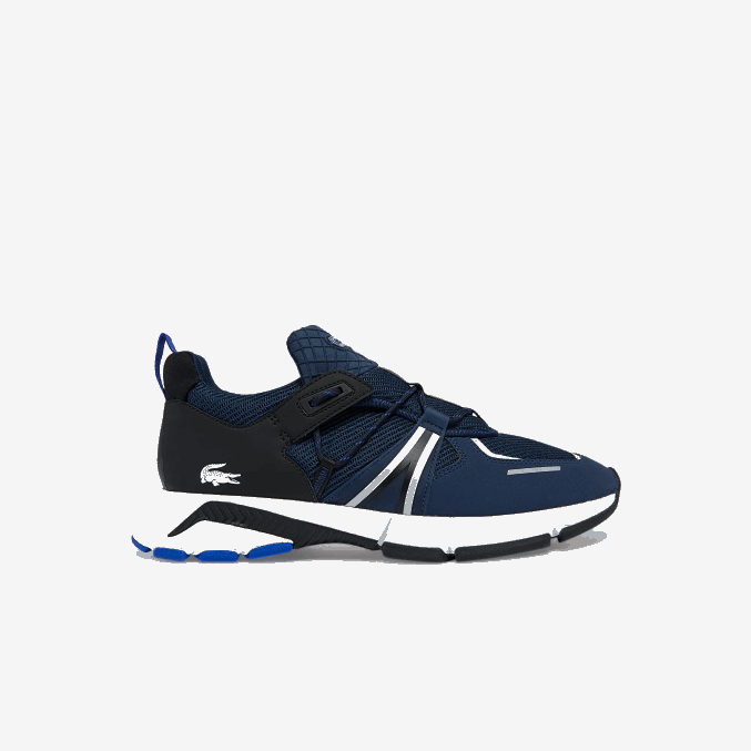 azul marino y blanco 092 VVL0A1797 hombres Lacoste zapatillas l003 textil