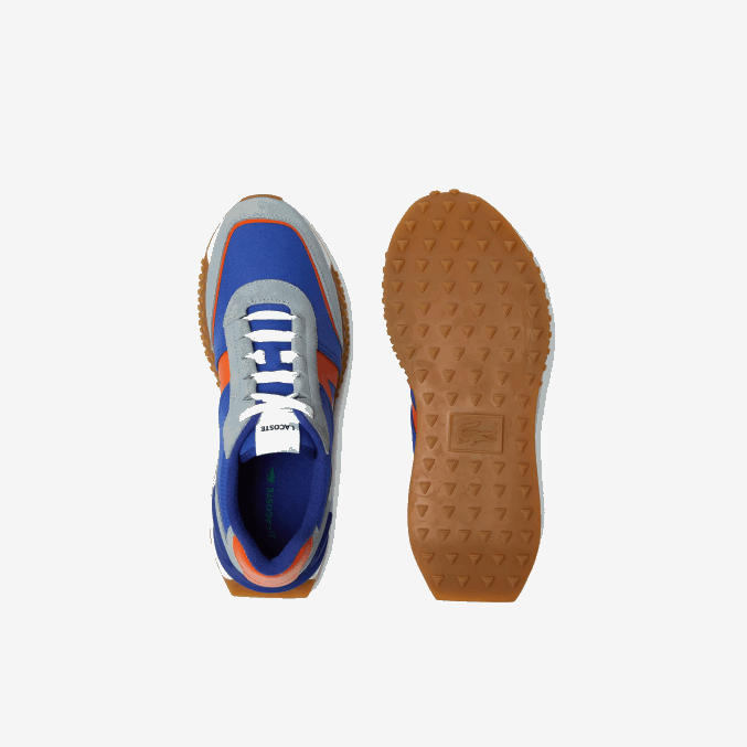 azul naranja ba1 VVL0A1780 hombres Lacoste Zapatillas de montaña l-spin deluxe de piel y textil para invierno