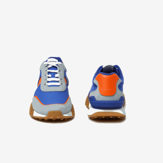 azul naranja ba1 VVL0A1780 hombres Lacoste Zapatillas de montaña l-spin deluxe de piel y textil para invierno