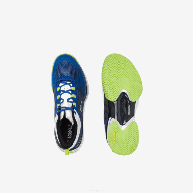 azul negro 2m7 VVL0A1894 hombres Lacoste tenis ag-lt21 ultra textil