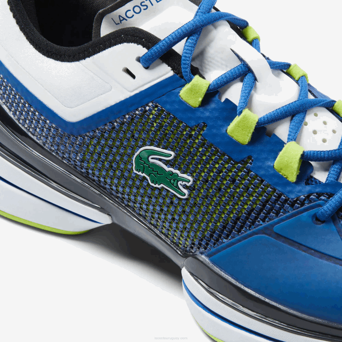 azul negro 2m7 VVL0A1894 hombres Lacoste tenis ag-lt21 ultra textil