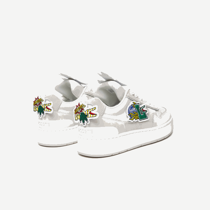 blanco 21g VVL0A1785 hombres Lacoste tenis Ace con clip