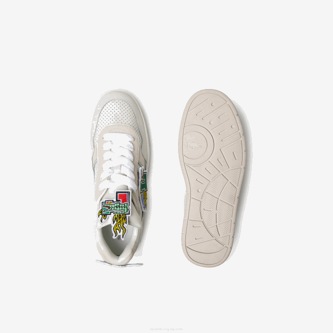 blanco 21g VVL0A1785 hombres Lacoste tenis Ace con clip