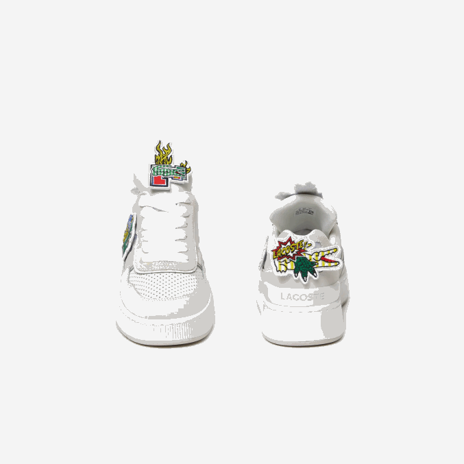 blanco 21g VVL0A1785 hombres Lacoste tenis Ace con clip