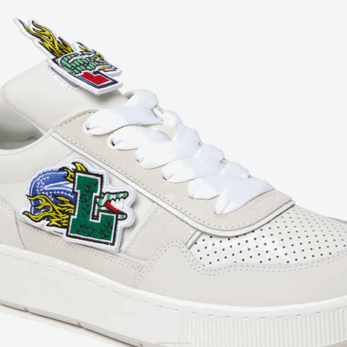 blanco 21g VVL0A1785 hombres Lacoste tenis Ace con clip
