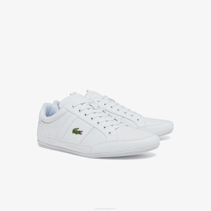 blanco 21g VVL0A1867 hombres Lacoste zapatillas chaymon de piel y sintético