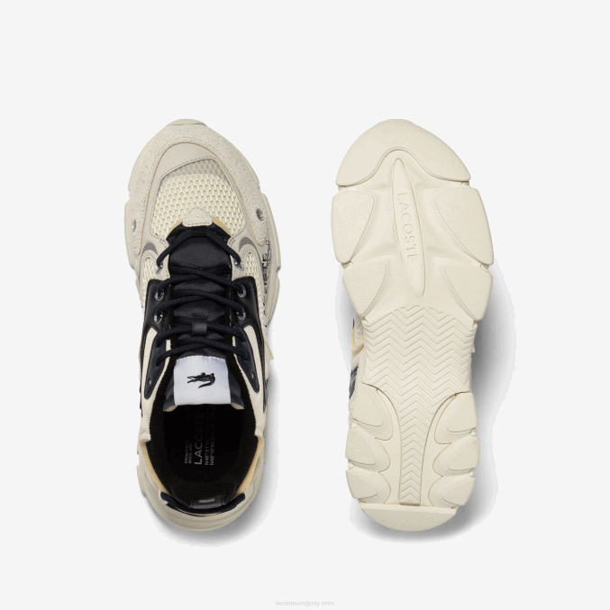 blanco negro 2g9 VVL0A1694 hombres Lacoste tenis l003 neo textil