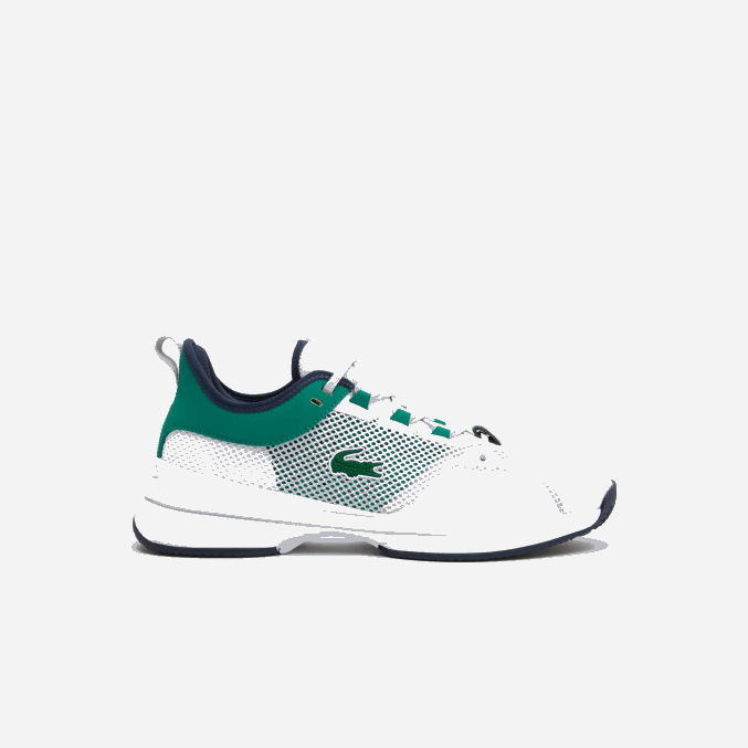 blanco/verde 082 VVL0A1903 hombres Lacoste tenis textiles ag-lt21