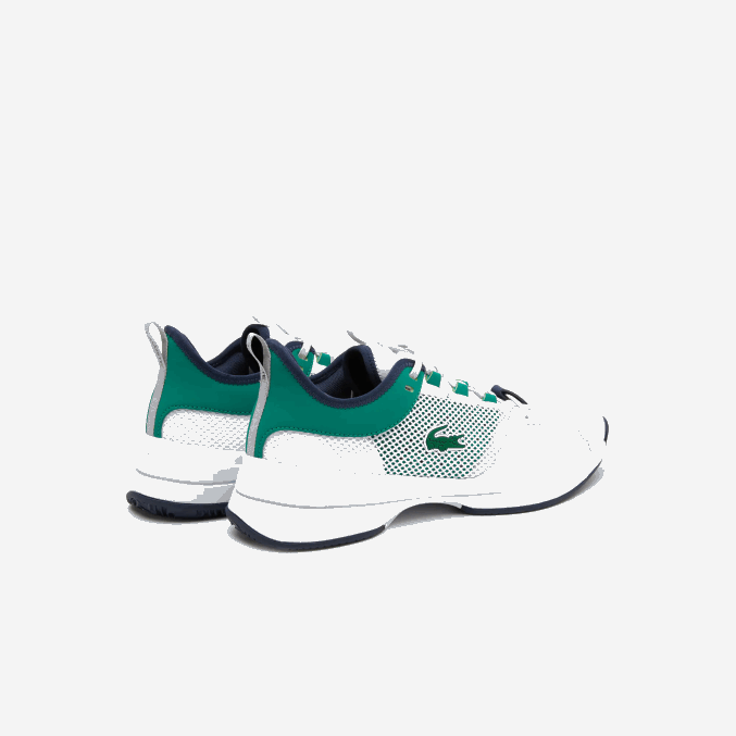 blanco/verde 082 VVL0A1903 hombres Lacoste tenis textiles ag-lt21