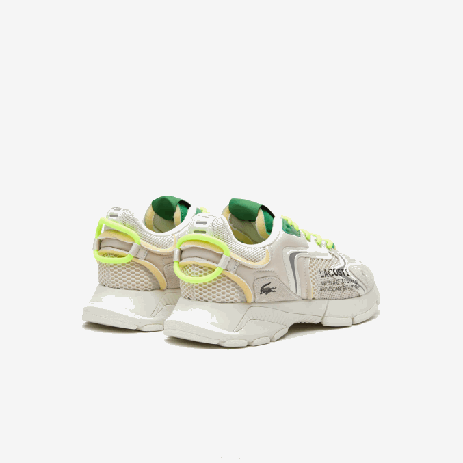 blanco verde wg1 VVL0A1698 hombres Lacoste tenis l003 neo textil