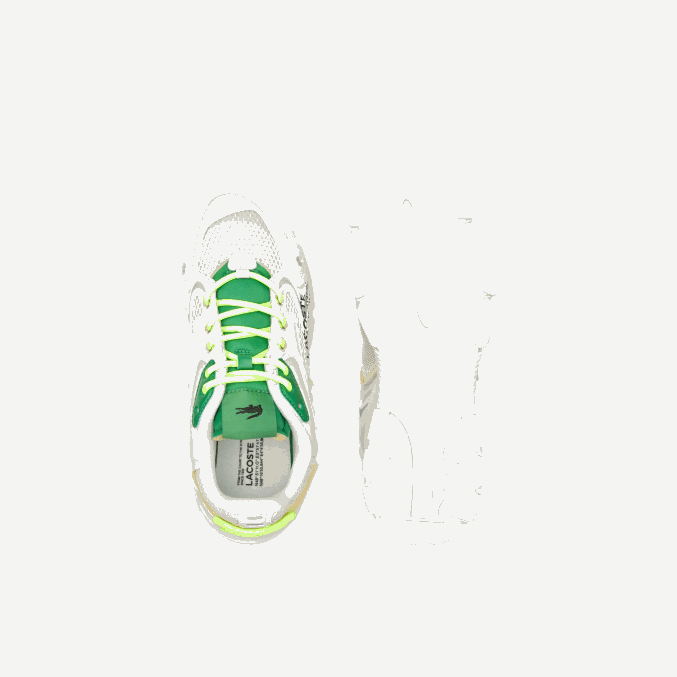 blanco verde wg1 VVL0A1698 hombres Lacoste tenis l003 neo textil