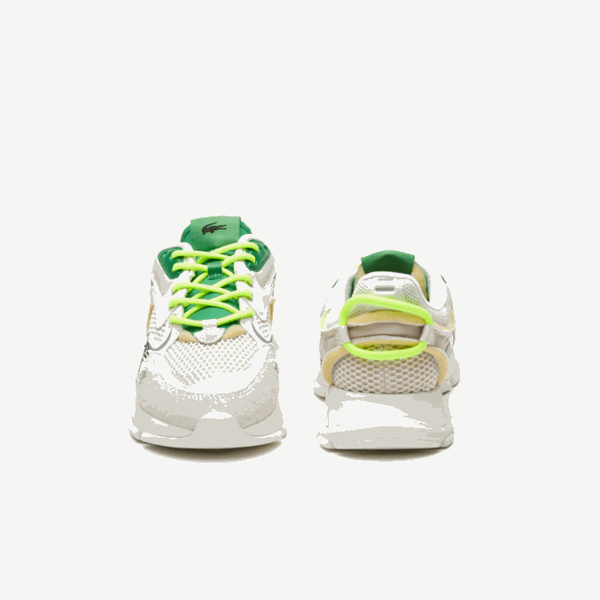 blanco verde wg1 VVL0A1698 hombres Lacoste tenis l003 neo textil