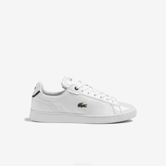 blanco y azul marino 042 VVL0A1743 hombres Lacoste zapatillas carnaby pro bl de piel a tono