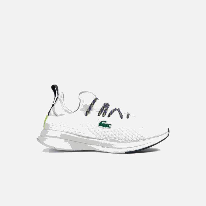 blanco y hueso 65t VVL0A1795 hombres Lacoste tenis run spin comfort