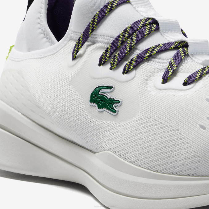 blanco y hueso 65t VVL0A1795 hombres Lacoste tenis run spin comfort